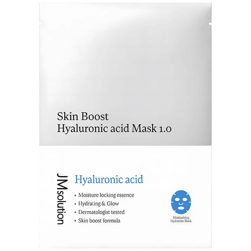JMSOLUTION Skin Boost Hyaluronic Acid Mask Маска-бустер тканевая с гиалуроновой кислотой