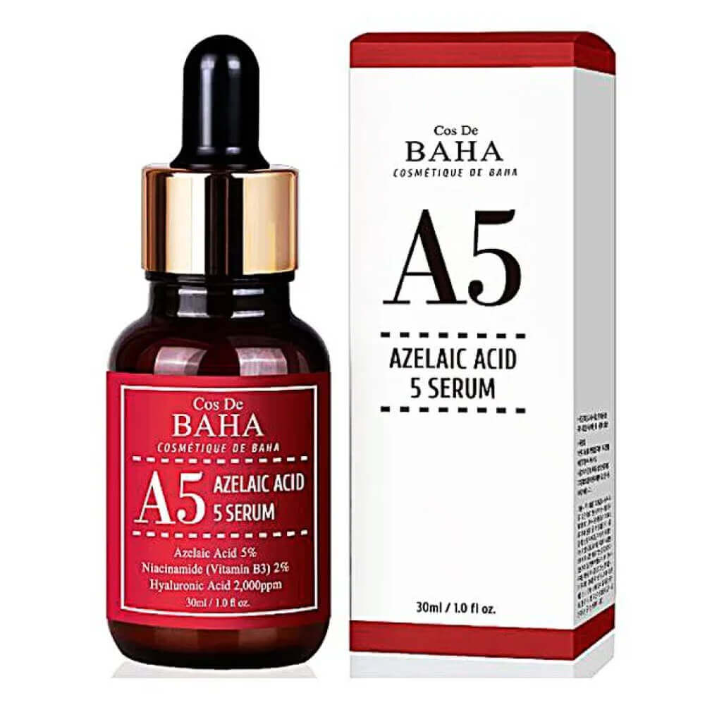 COS DE BAHA Azelaic Acid 5 Serum Корректирующая сыворотка с 5% азелаиновой кислоты, 30 мл COS DE BAHA Azelaic Acid 5 Serum Корректирующая сыворотка с 5% азелаиновой кислоты, 30 мл