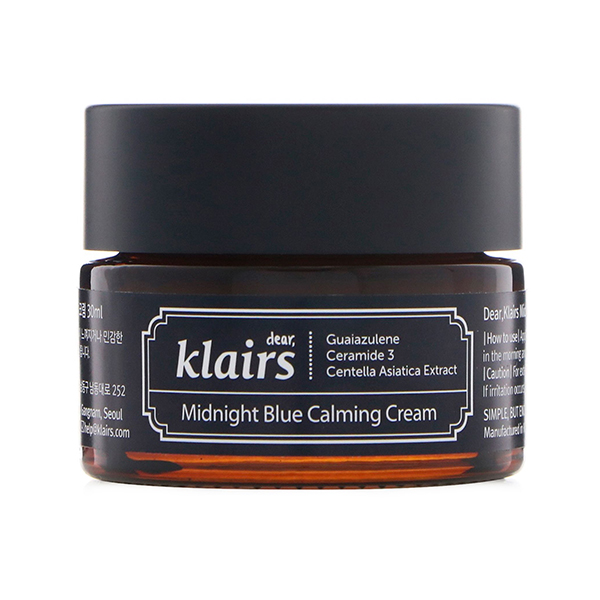 DEAR, KLAIRS Midnight Blue Calming Cream Глубокоувлажняющий ночной крем, 30 мл DEAR, KLAIRS Midnight Blue Calming Cream Глубокоувлажняющий ночной крем, 30 мл