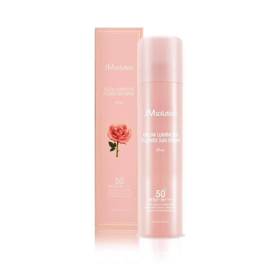JMSOLUTION Glow Luminous Flower Sun Spray SPF50+ PA++++ Солнцезащитный спрей с розой, 180 мл JMSOLUTION Glow Luminous Flower Sun Spray SPF50+ PA++++ Солнцезащитный спрей с розой, 180 мл
